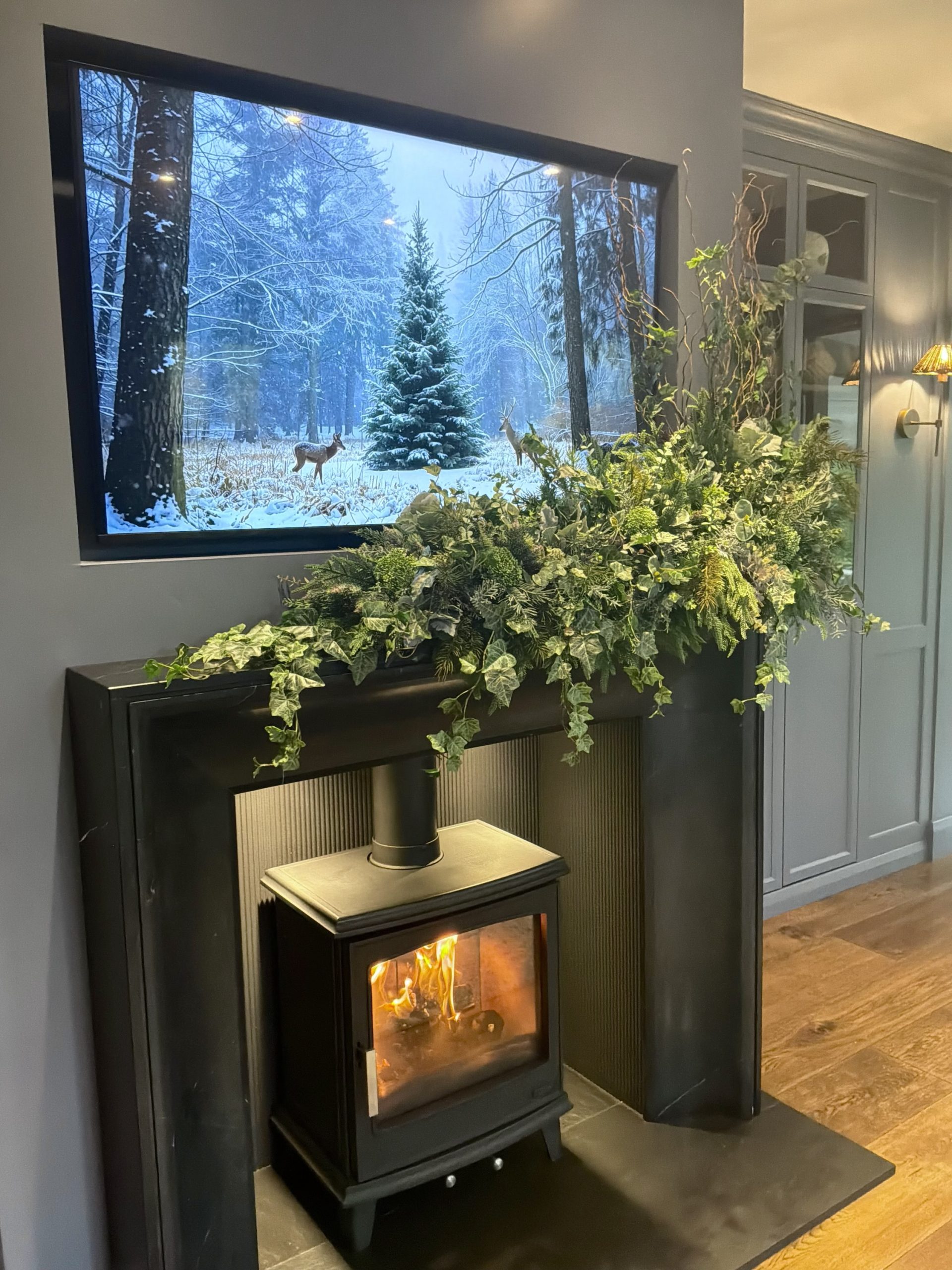 Greenery Only: Asymmetrical Garland - Image 3