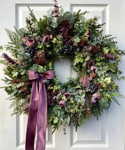 Wild Mulberry Rose Wreath