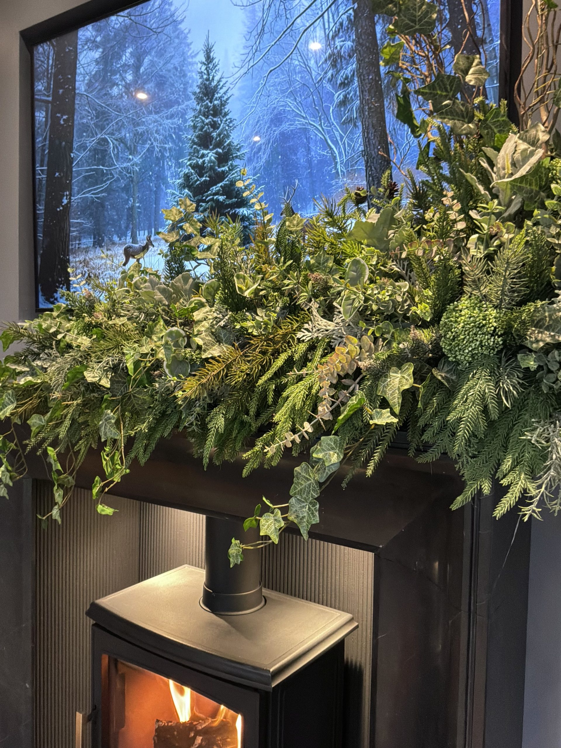 Greenery Only: Asymmetrical Garland - Image 5