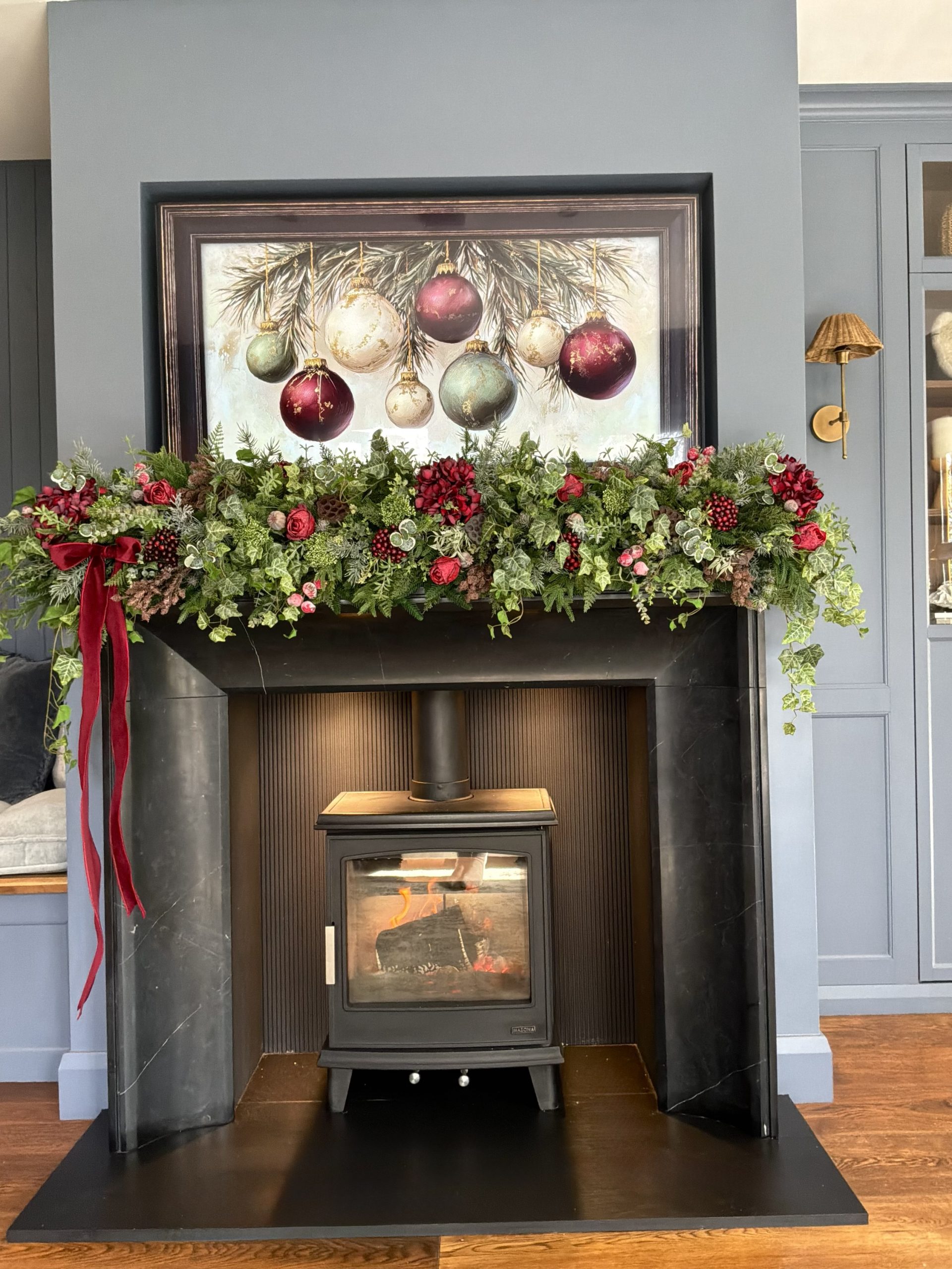 Moody Ruby Christmas Garlands