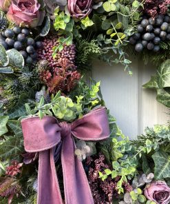 Alternative view of Wild Mulberry Rose Wreath