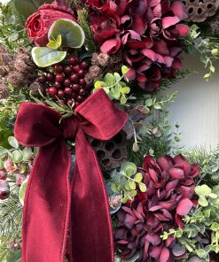 Alternative view of Moody Ruby Christmas Wreath