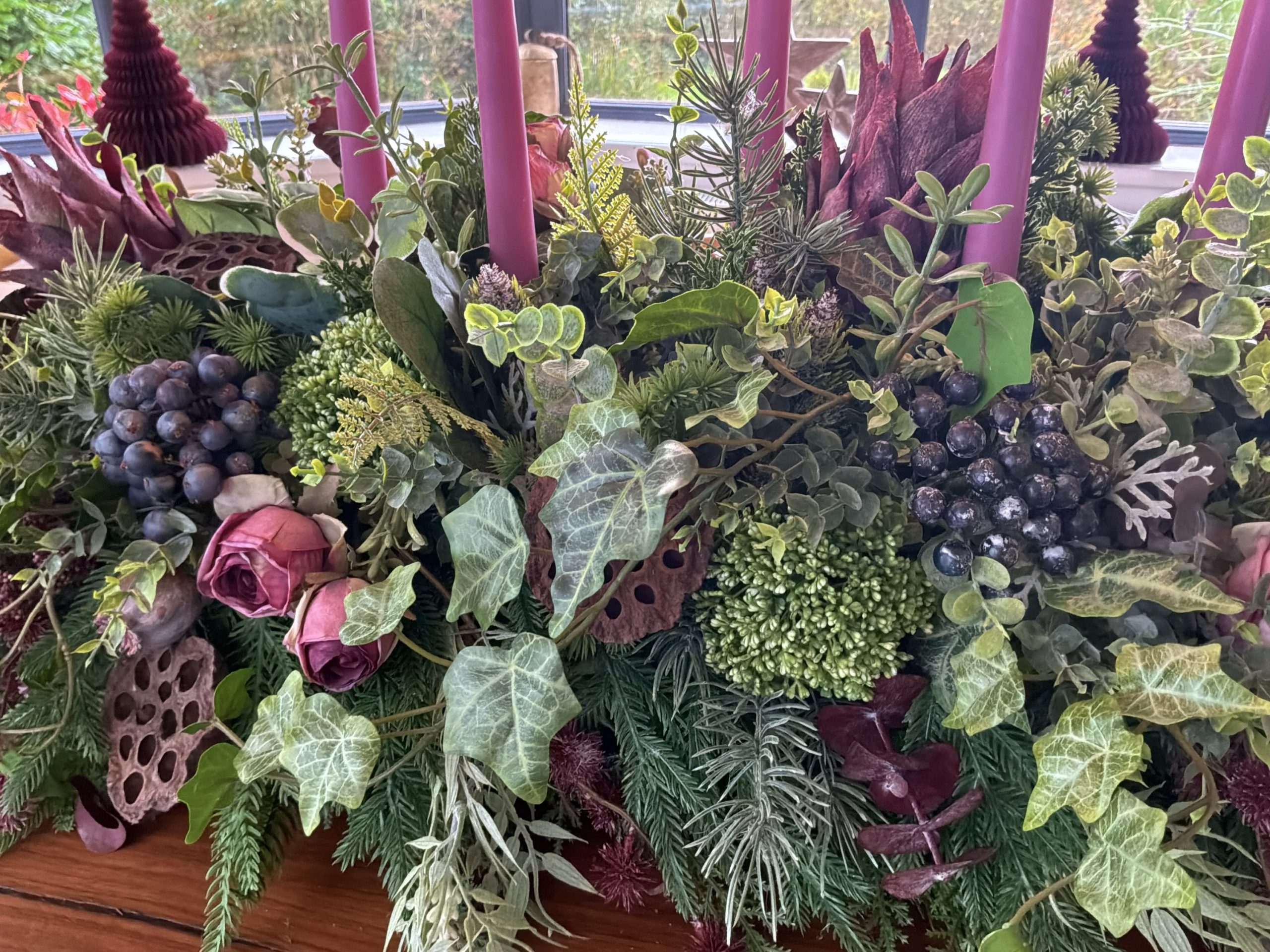 Wild Mulberry Rose:Table Centrepieces - Image 7