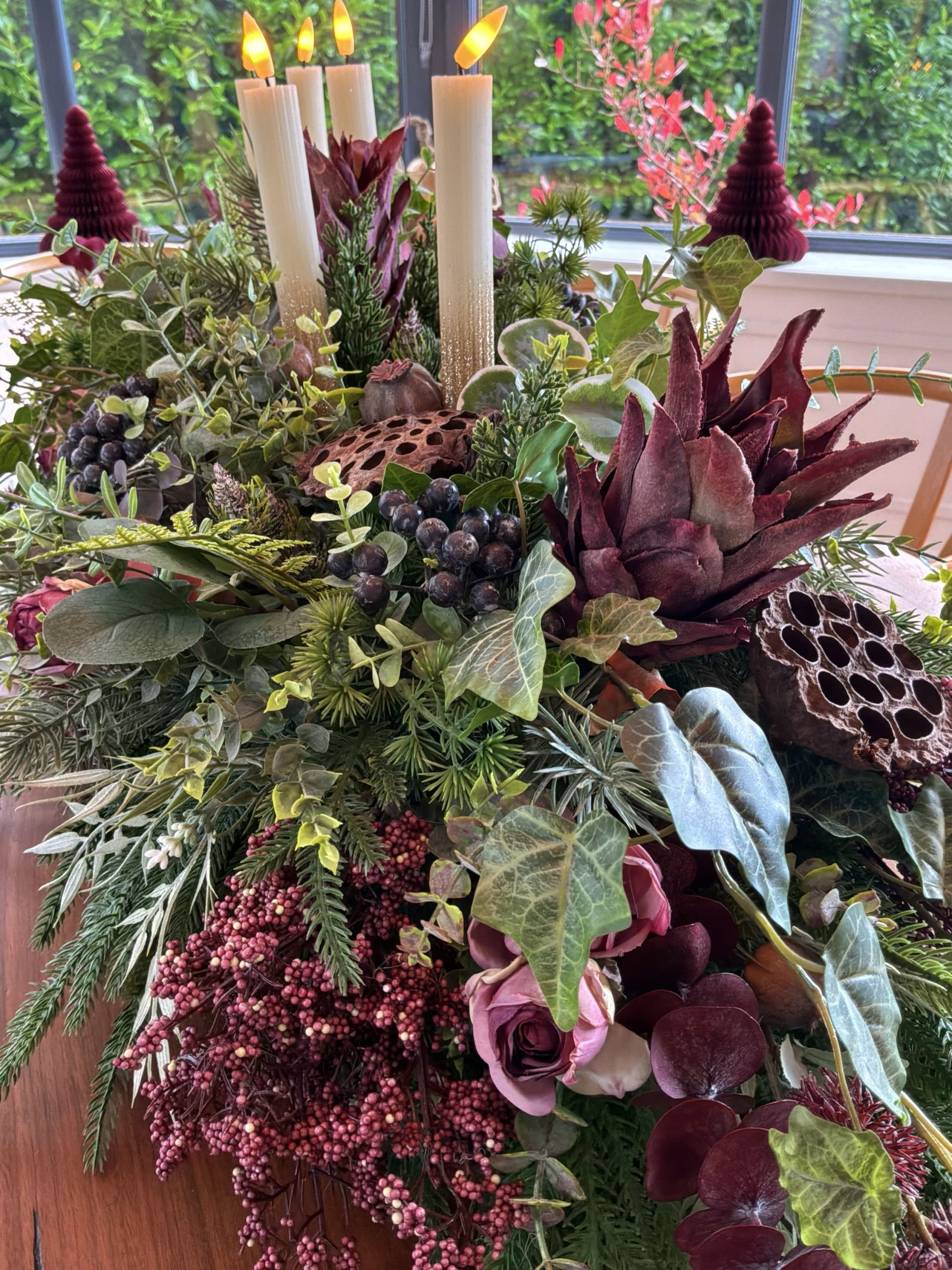 Wild Mulberry Rose:Table Centrepieces - Image 2