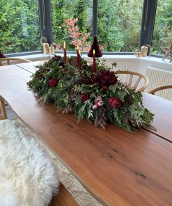 Moody Ruby Christmas: Table Centrepieces