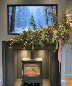 Wild Mulberry Rose-Asymmetrical Garland