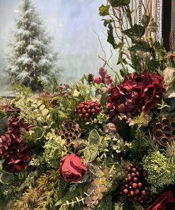 Alternative view of Moody Ruby Christmas-Asymmetrical Garland