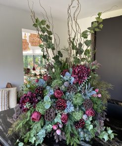 Moody Ruby Christmas: Asymmetrical Display